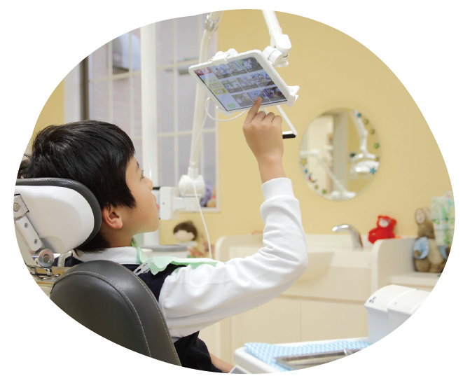 熊本県熊本市中央区の歯科医院-ひかる歯科ちえこども歯科のお子さん専用の治療室